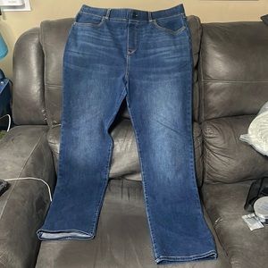 EUC High-Waisted Betabrand Yoga Denim Dark Vintage X-Large XL Extra Large 2021